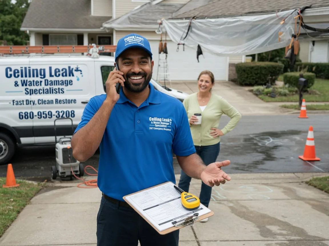 Ceiling Leak Cleanup Oden, AR FAQs